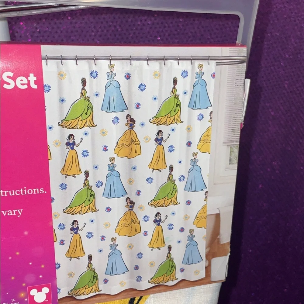 Disney Princess Shower Curtain Set
